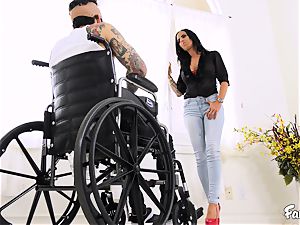 super hot babe destroyed by disabled man